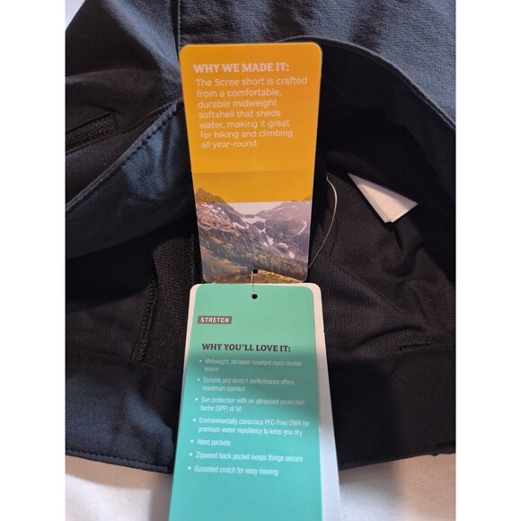 Marmot Shorts Men’s Size30 Black Arch Rock 8” Hiking Nylon Stretch (58) - Picture 7 of 13